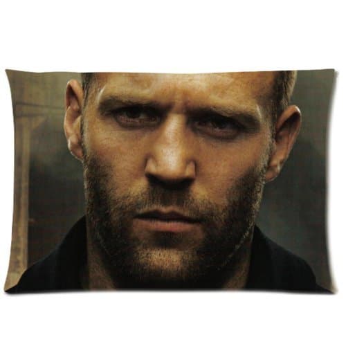 jason statham Zippered Pillow Cases Cover Cushion Case 20x30 (Two sides)