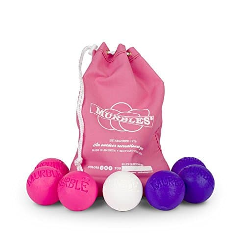 Standard 2 Player 7 Ball Pink and purble Murble Set.
