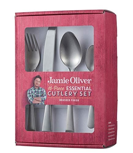 Jamie Oliver - Essential Cutlery Set 16 pcs 18/10 - Brushed
