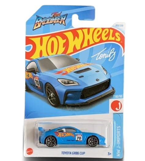 Hot Wheels Toyota GR86 Cup (Blue) HW J-Imports 10/10, 230/250, Tony Breidinger
