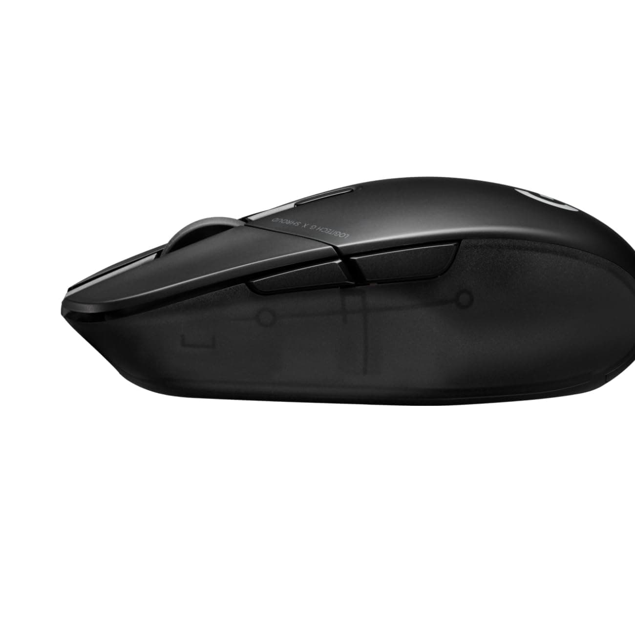 Logitech G303 Shroud Edition Wireless Gaming Mouse - LIGHTSPEED Wireless - HERO 25K - 25,600 DPI - 75 grams - 5-buttons – PC - Black