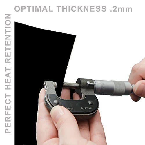 Chef Caron BBQ Grill Mat by Designed for the Professional 42x33cm Gift Set of 2 Mats - Nonstick PTFE, Ultra-slick, Extra Thick .25mm - Expand Your Grilling Options & Keep Your Grill Spotless