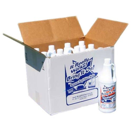 Hard Water Stains Remover Hard Water Water Spot Remover Clean Shower Doors Janitorial Cleaning,1 Case 32oz 12 Bottles