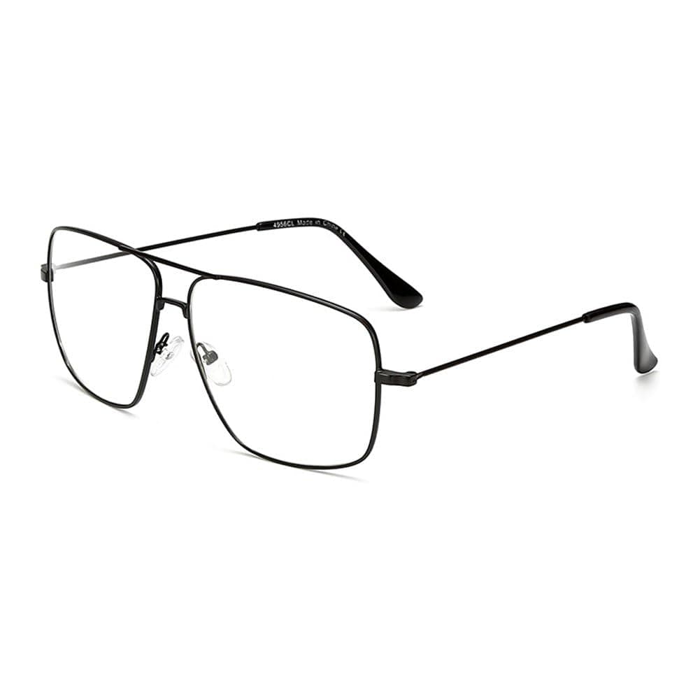 Classic Glasses Clear Lens Non Prescription Metal Frame Eyewear Men Women