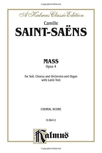 Mass for Four Voices, Op. 4: SATB with SATB Soli (Latin Language Edition) (Kalmus Edition) (Latin Edition) Paperback – March 1, 1985