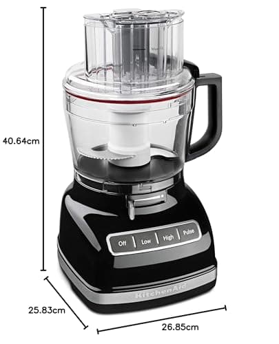 Kitchenaid Kfp1133Ob 11-Cup Food Processor With Exact Slice System - Onyx Black - 270 Watts
