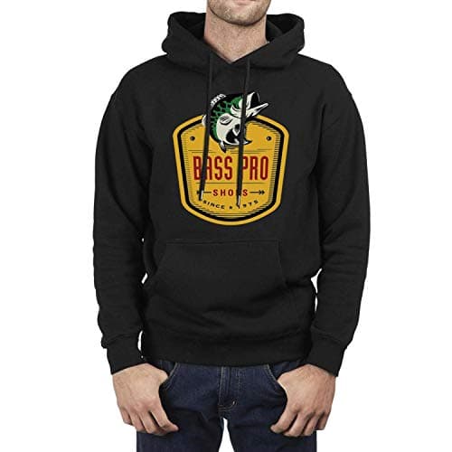Bass-Pro-Shops-Logo- Sweatshirts for Men's Soft Shirt Sweatshirt Classics Pullover Hoodie