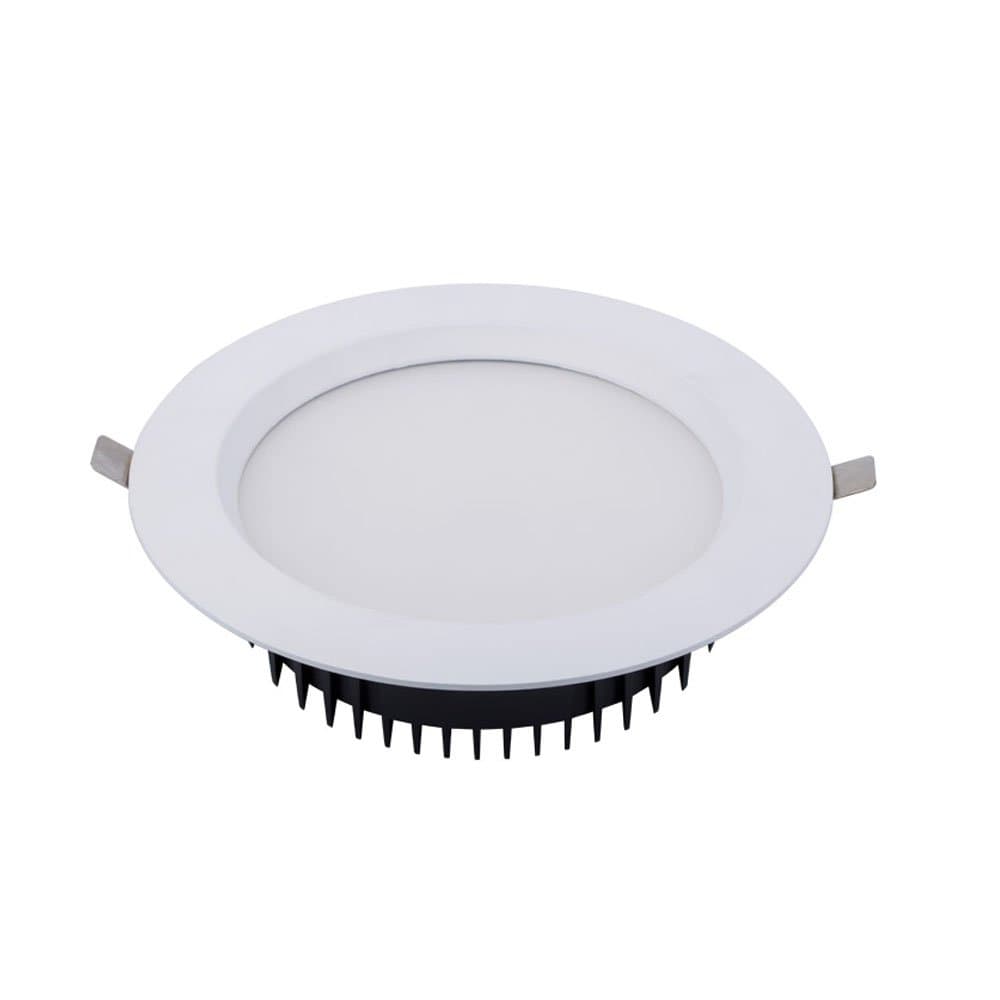 Indee Led Recessed Light,White Round Led Downlight 20Watts 8Inch 2000 Lumens,150Watt Equivalent Energy Saving Indoor Light Recessed Downlight,6000K Daylight Recessed Ceiling Lights,Pack of 10units