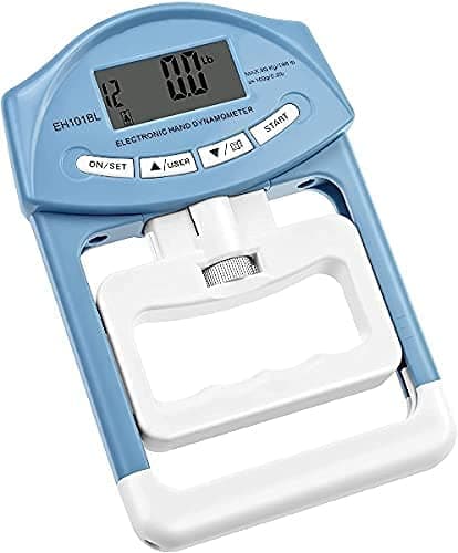 Digital Hand Dynamometer Grip Strength Measurement Meter Auto Capturing Electronic Hand Grip Power 198Lbs / 90Kgs