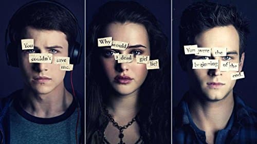 13 Reasons Why TV Show Katherine Langford Dylan Minnette Alisha Boe Christian Navarro Brandon Flynn 12 x 18 Inch Quoted Multicolour Rolled Poster
