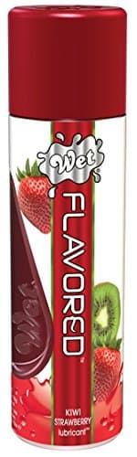 (2-pack) - Wet Flavored Water Based Gel Lubricant, Kiwi Strawberry, 3.5 Ounce by Wet Lubricant