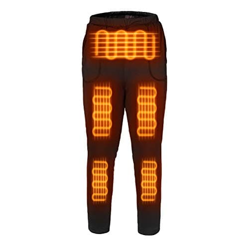 FERNIDA Electric Heated Pants Insulated Washable Heating Warm Trousers Thermal Bottoms(Battery Included)