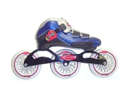Trurev Youth Inline Skates 3-110 Blue- Size 3