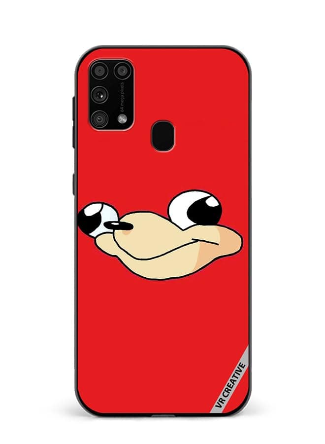 VR Creative Protective Case Cover For Samsung Galaxy M31/M31 Prime Uganda Knuckles Design Multicolour