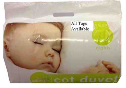 New Nights Luxury Anti allergy Cot Bed Duvet/Quilt 7.5 Tog 120x150 cm by Nights uk