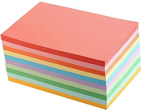 A4 Size 100 Sheets Double Sided Colored Pack For art & craft, Decoration, Copy Printing Papers Sheets, DIY Craft Smooth Finish Home, School, Greeting Cards Etc.