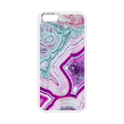 Customized Agate Layers of Agate Iphone6 Plus Phone Case, Agate Layers of Agate Personalized Hard Back Cover Case for iPhone 6 plus 5.5"