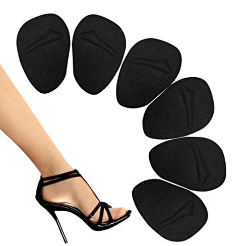 Metatarsal Pads - Ball of Foot Cushions - High Heel Cushion, High Heel Inserts for Shoe Comfort- Foot Pain Relief Soft Forefoot Pads with Non Slip Back
