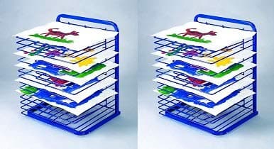 Marvel Education Economy Drying Rack, 25 x 20-3/4 x 17 Inches, Blue (2-(Pack))