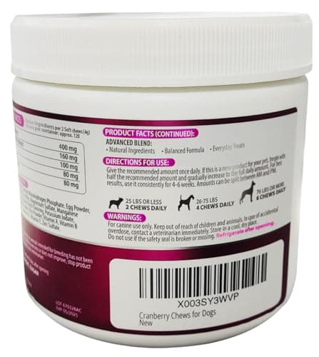 Cranberry Chews for Dogs