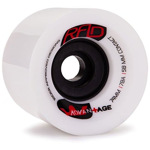 RAD Advantage Longboard Wheels 74mm 78a