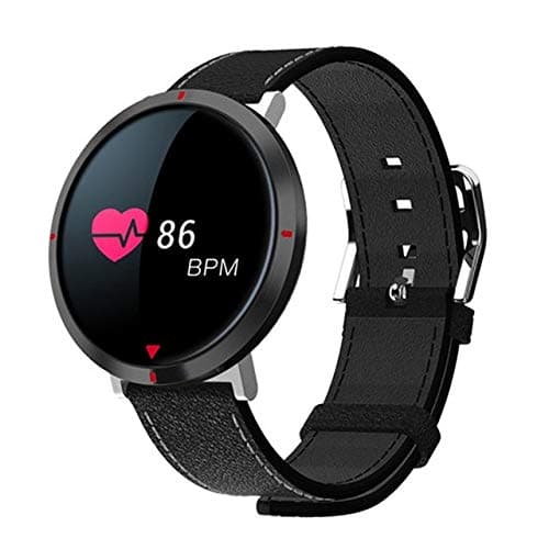 CELESTECH Premium Bluetooth Intelligence Health and Activity Tracker Smartband with OLED Color Touchscreen, Pedometer, Heart Rate, BP Monitor Tracker (Black), Compatible with Android and iOS Devices