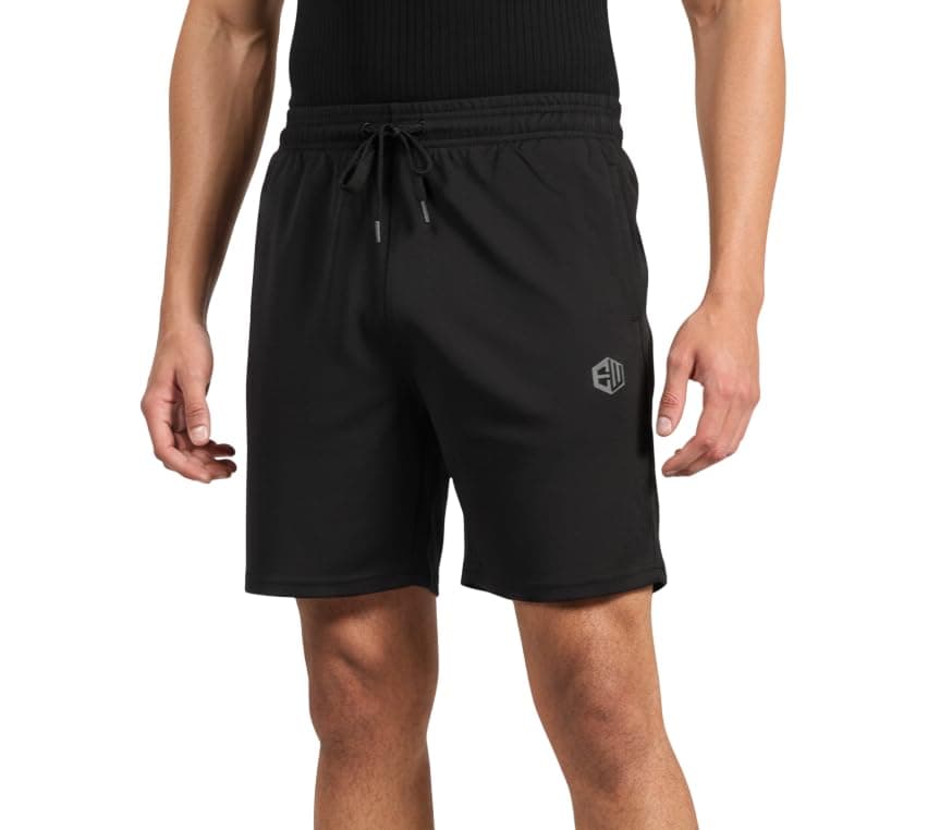 ENDEAVOUR WEAR Men's Sports Shorts, Bermuda, Trousers, Nicker, Boxer, Lounge, Casualwear â€¦, Black, M