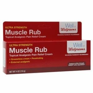Walgreens Ultra Strength Muscle Rub 4 oz