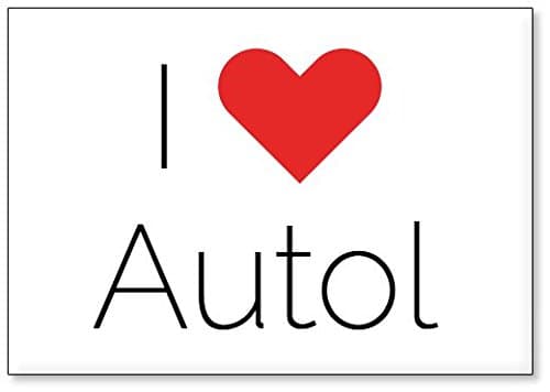 I Love Autol, Fridge Magnet (Design 1)