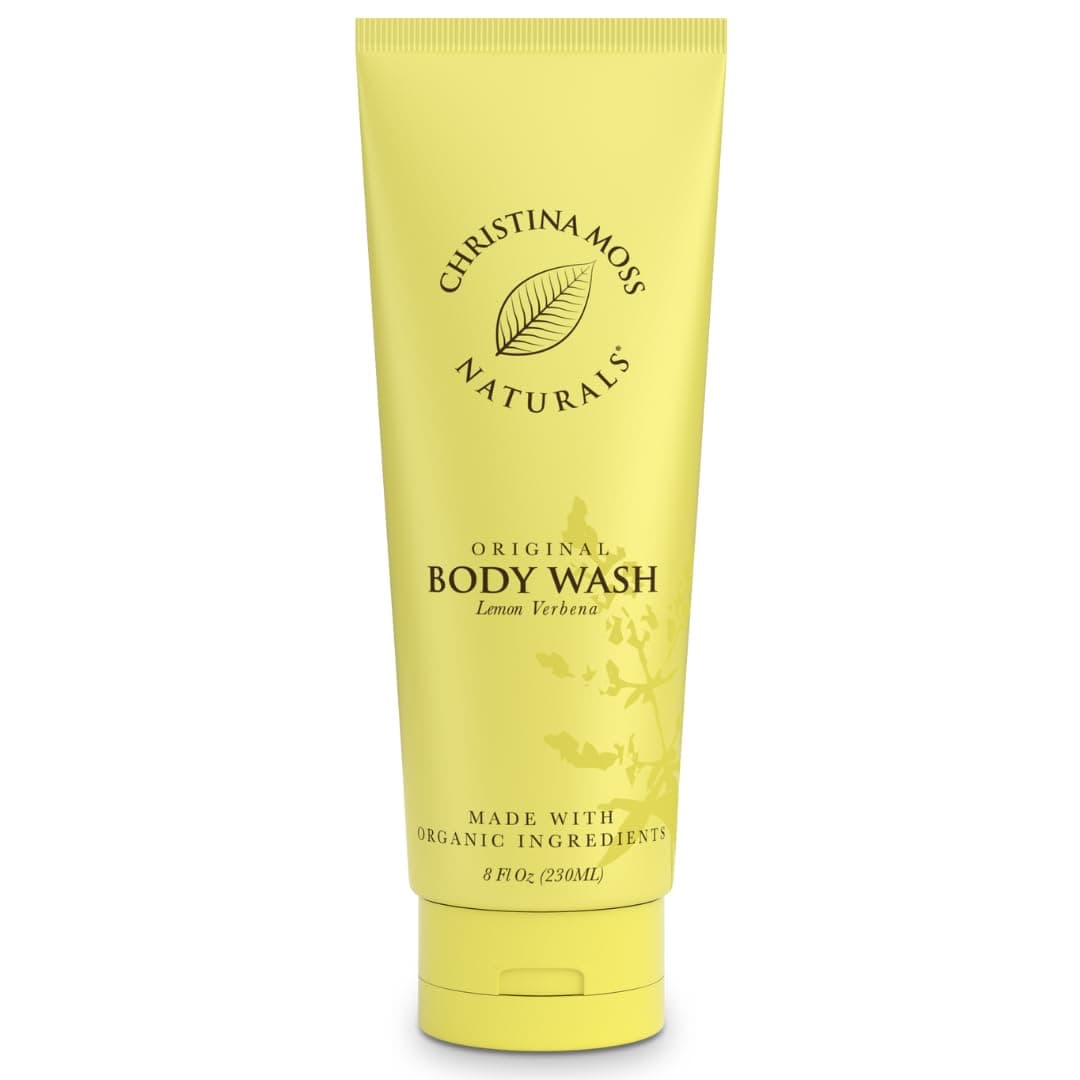Christina Moss Naturals Verbena Body Wash, Natural & Organic Ingredients, Plant-Based, No Parabens, Sulfates Free, Non-Toxic