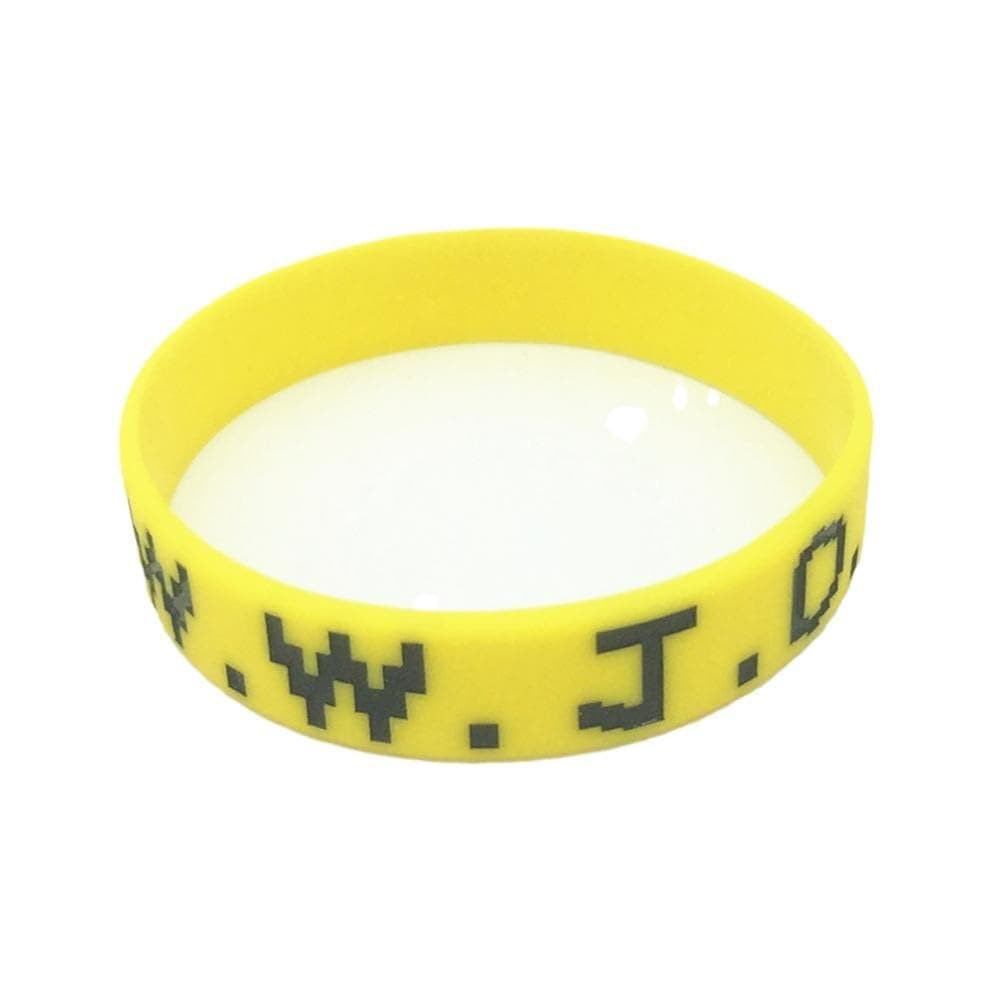 CaiyaoWWJD Bracelet What Would Jesus Do Braided Silicone Rubber Wristbands Bracelets Protection Pray Inspirational Bracelet for Women Men