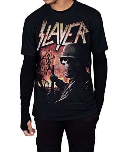 Official Slayer Zombie Torch Unisex T-Shirt Christ Illusion South of Heaven Black