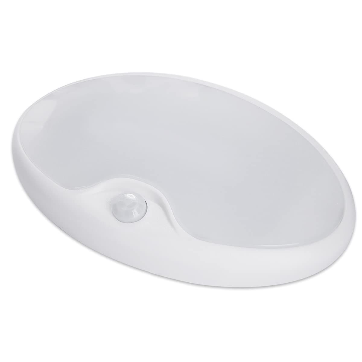 Dream Lighting 12V DC LED Pancake Light for RV Automotive Caravan Ceiling Lighting Fixture-with Motion Sensor Switch, Ultra Bright, 300 lumens, 3500K