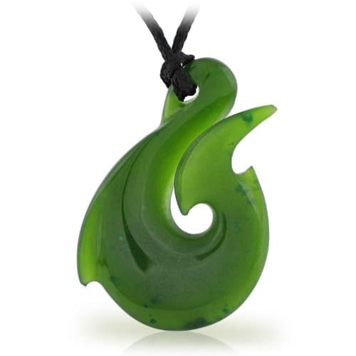 Green Jade Pendant 30mm