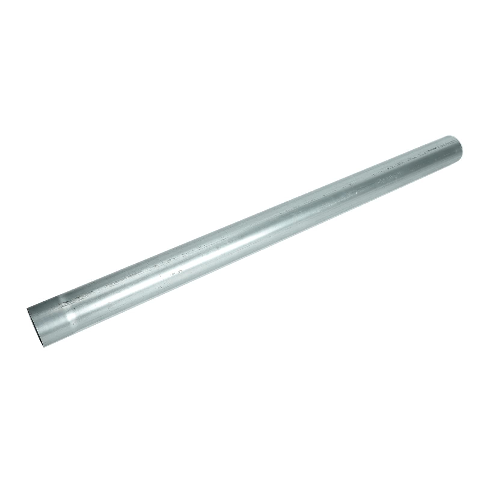 Silver Galvanized Straight Exhaust Pipe Tubing Steel Straight Tube Piping 4FT Long 3 Inch OD 48 inch Tailpipe Exhaust Pipe Exhaust System