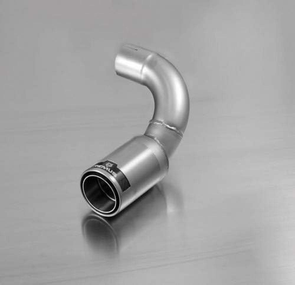 Remus rem0865121683 °C Street Race Duplex 2 Tails of Escape, Ø 84 mm, with Built-in Valve, Uncut Faceplate Rear