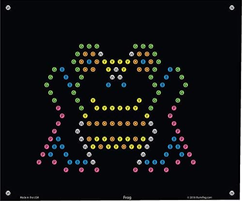 Lite-Brite Ultimate Classic Refills (7 x 8) - Lion Tiger Animal Zoo Templates - Incompatible with Old Vintage Light Bright Toys | 10 Pack