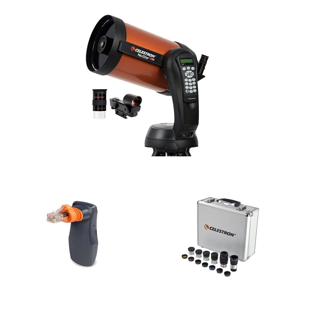 Celestron NexStar 8SE Computerized Telescope Bundle with Eyepiece Kit, WiFi Module, and Accessories
