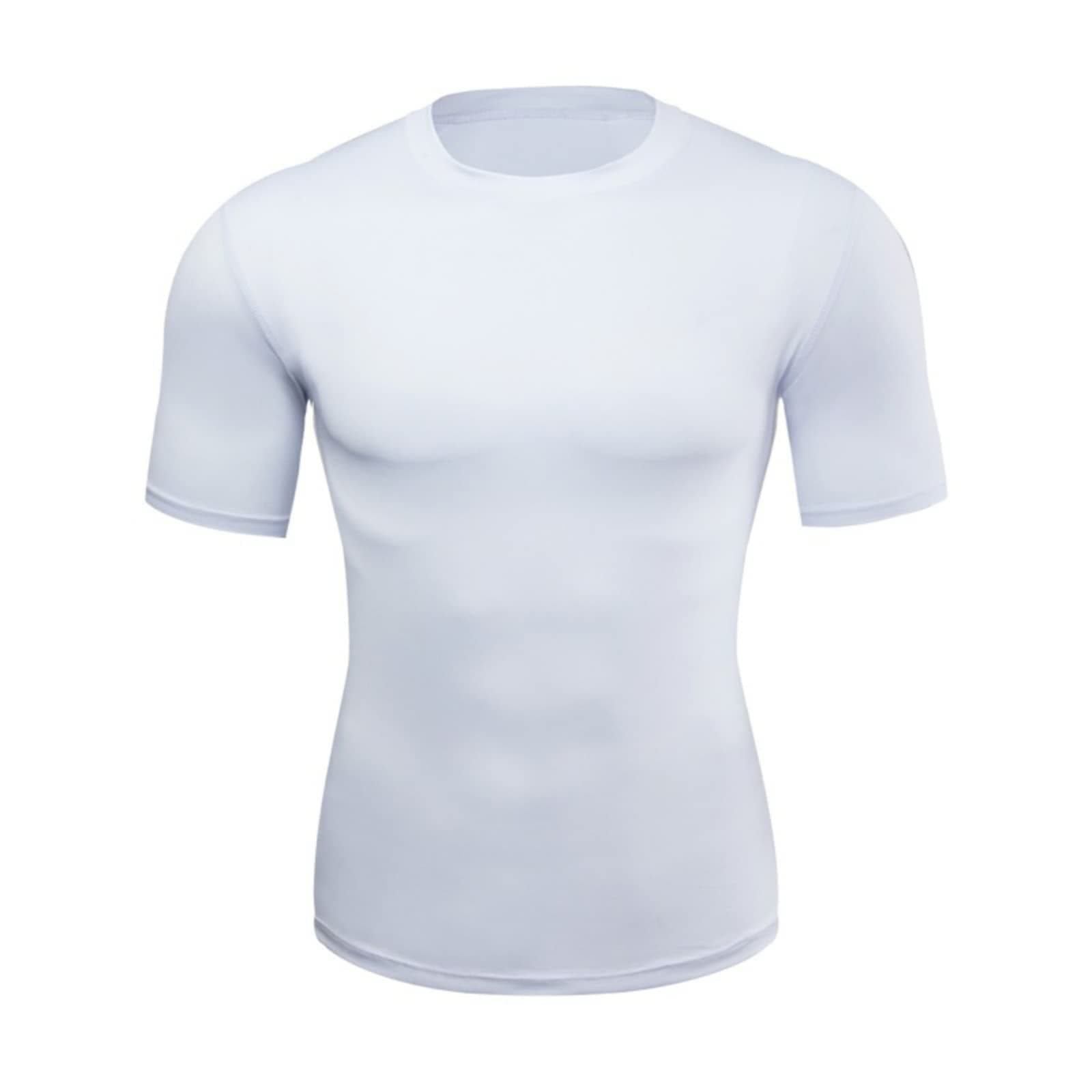 ValcatchCompression Shirts Men Short Sleeve Dry-Fit Moisture Wicking Athletic Workout Shirt Gym Running Base Layer