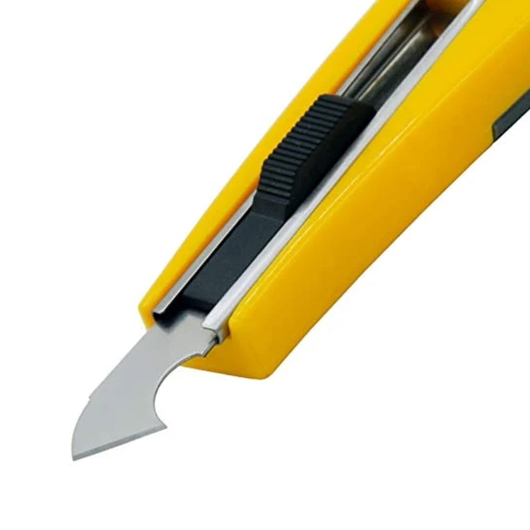 Acrylic Plastic Fibre Sheets Cutter Hook Knife Blade with 2 Extra Blades Inside (Random Colour) (1554)