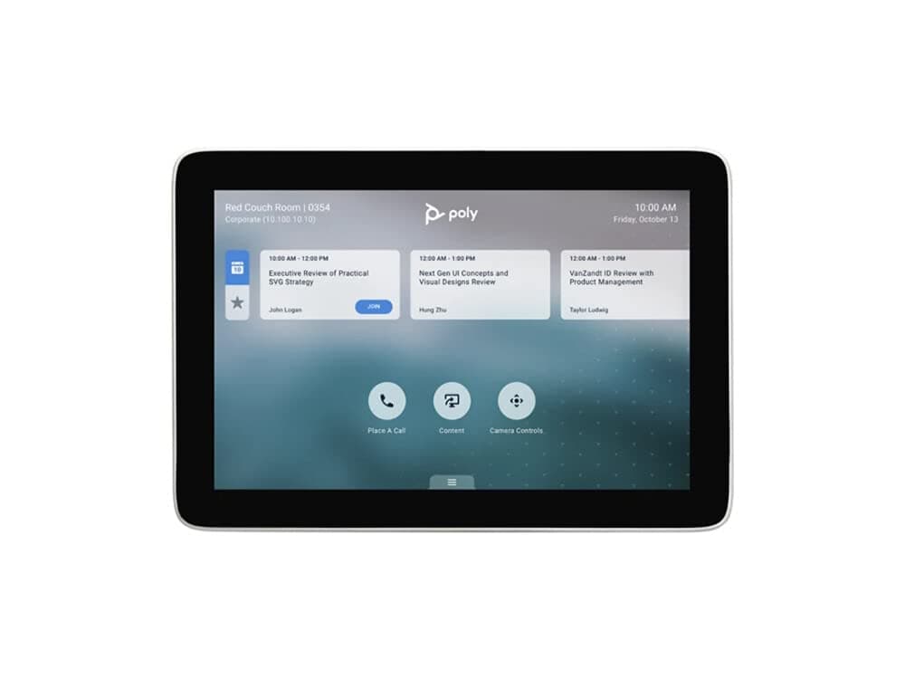 TC8 Touch Controller (Plantronics) - 8" High Resolution Touch Screen Display - Works with Poly Studio X Family and G7500