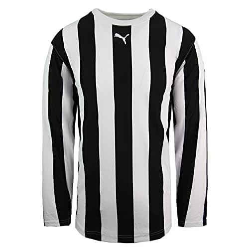PUMA V5.06 Long Sleeve Striped Shirt Crew Neck Junior Football Top 700290 04JR