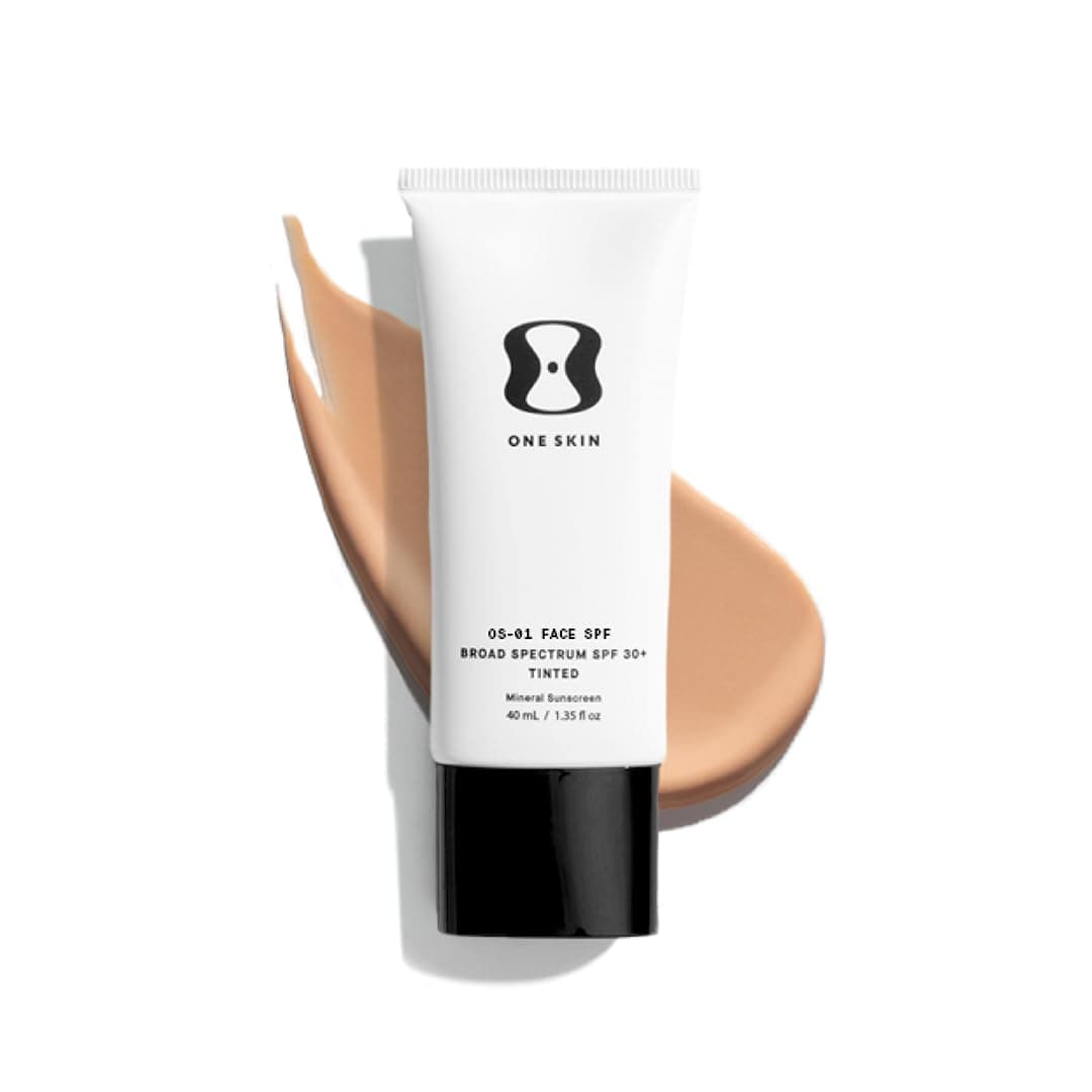 - FACE SPF OS-01 Peptide Broad Spectrum SPF 30+ Mineral Sunscreen- Scientifically Proven to Protect Skin from UV Aging, Includes Potent Antioxidants, For All Skin Types Including Sensitive Skin