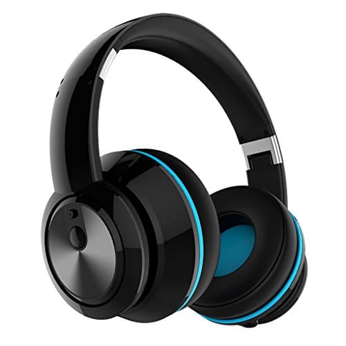 Arion Legacy Bone Crushing Bass Headphone with ANC and Massive 53mm Acoustic Drivers for Music, PC, Gaming, Smartphone and Tablet (Deep Sonar 2 Black)