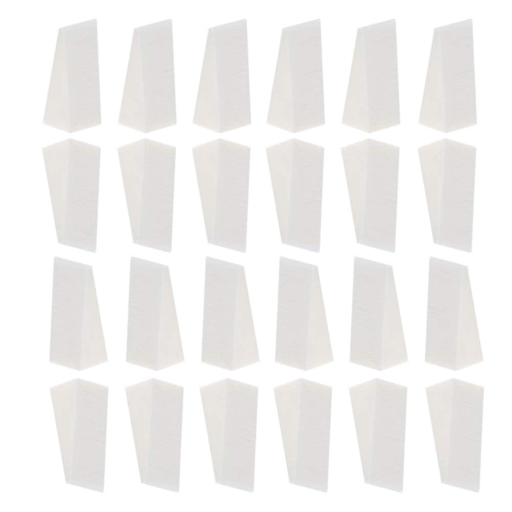 24 PCS Nail Art Sponges Make Up Wedges Triangle Shape Cosmetic Wedges Foundation Beauty Tool
