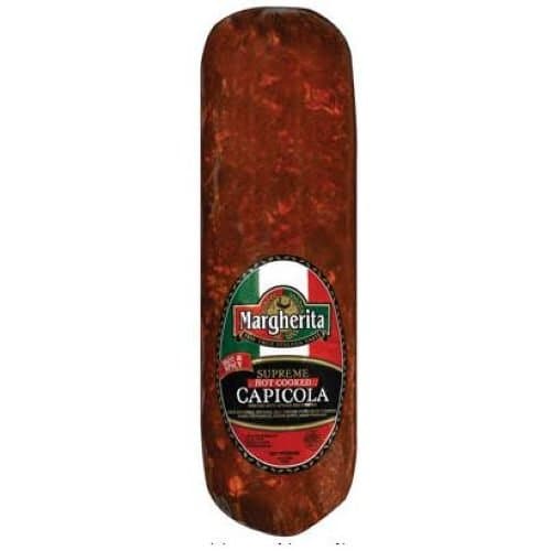 Margherita Supreme Hot Capicola, 6 Pound -- 2 per case.
