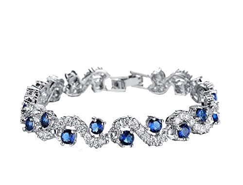 YELLOW CHIMESRich Royal Crystal High Grade CZ Designer Bracelet for Women