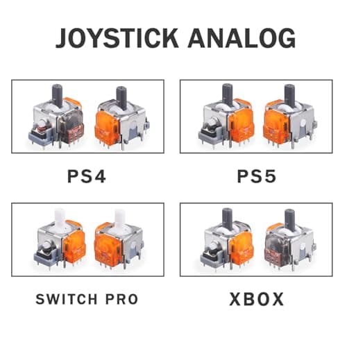 Qualitied TMR Electromagnetic Hall Effect Joystick Replacement for Xbox/PS5/PS4/Switch Pro-10 Packs (TMR XBOX)