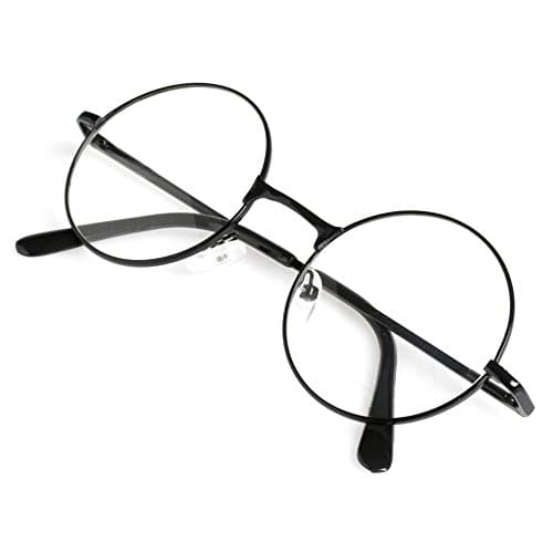 Magicub Retro Unisex Round Presbyopic Reading Glasses Metal Frame Personality Eyeglass