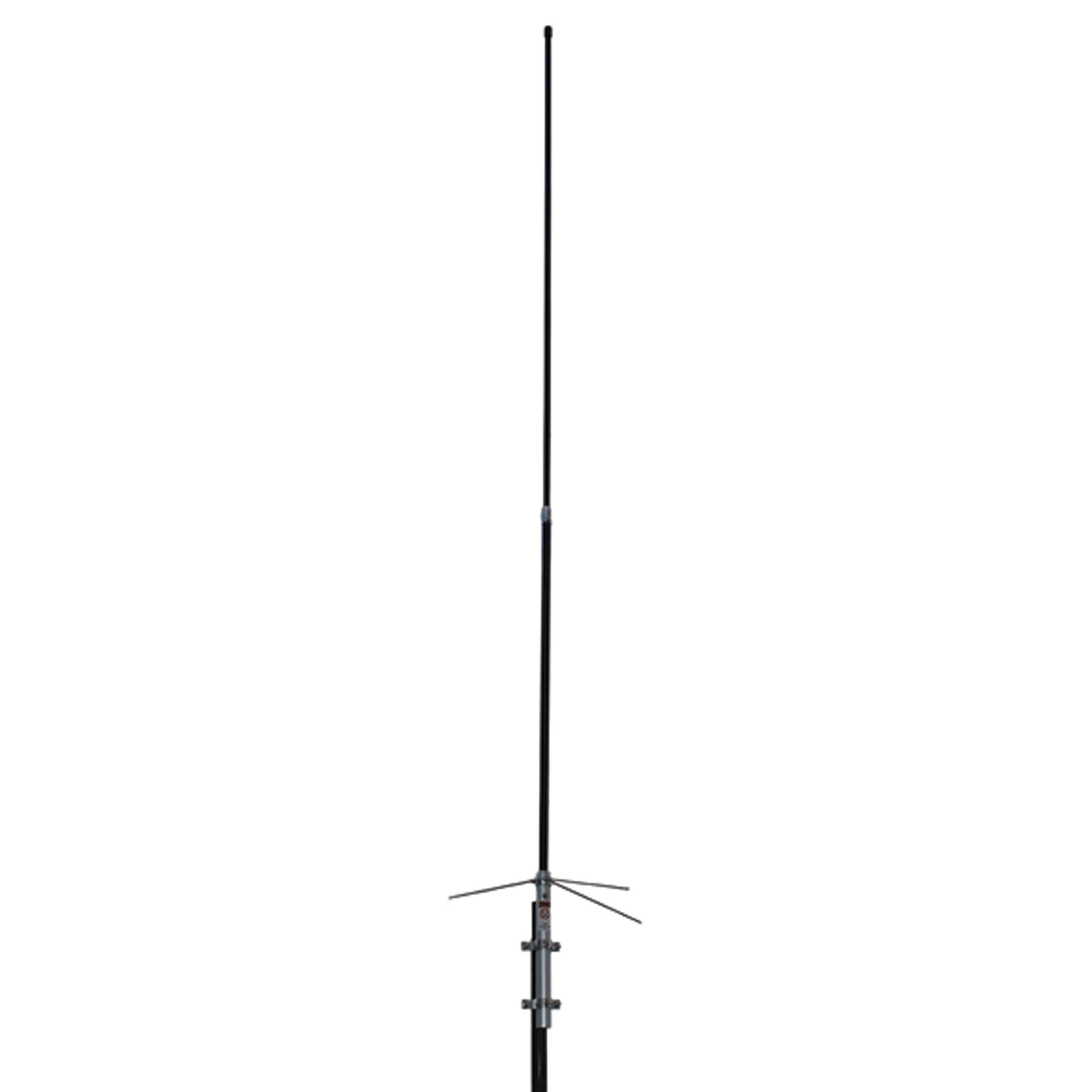 1480-B 200-Watt Dual-Band 2-Section Fiberglass Base Antenna with 50-Ohm UHF SO-239 Connector, 8-Ft. 4-in. Tall (Black)
